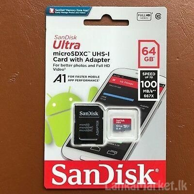 SanDisk 64GB MicroSD Card available