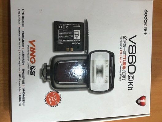 Godox speed light V860c TTL & trigger for sale